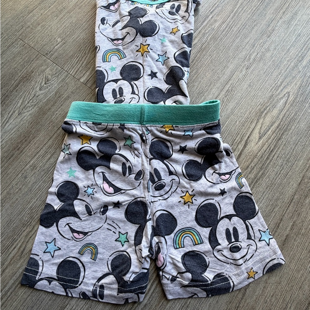 Little Sleepies Mickey Mouse Pajama set - Picture 3 of 3